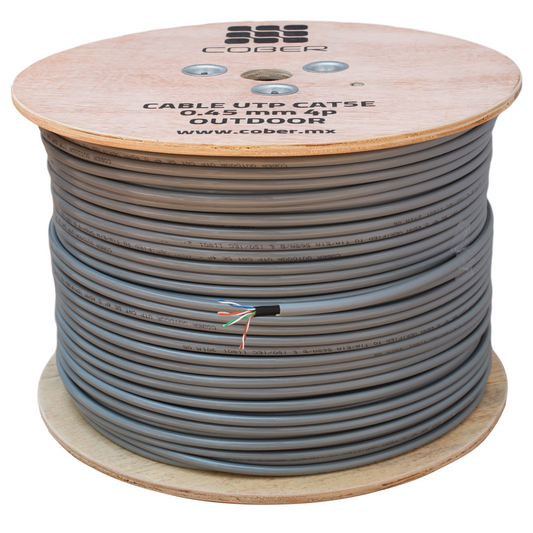 Cable de Red Exterior Cat 5e Utp Doble Forro