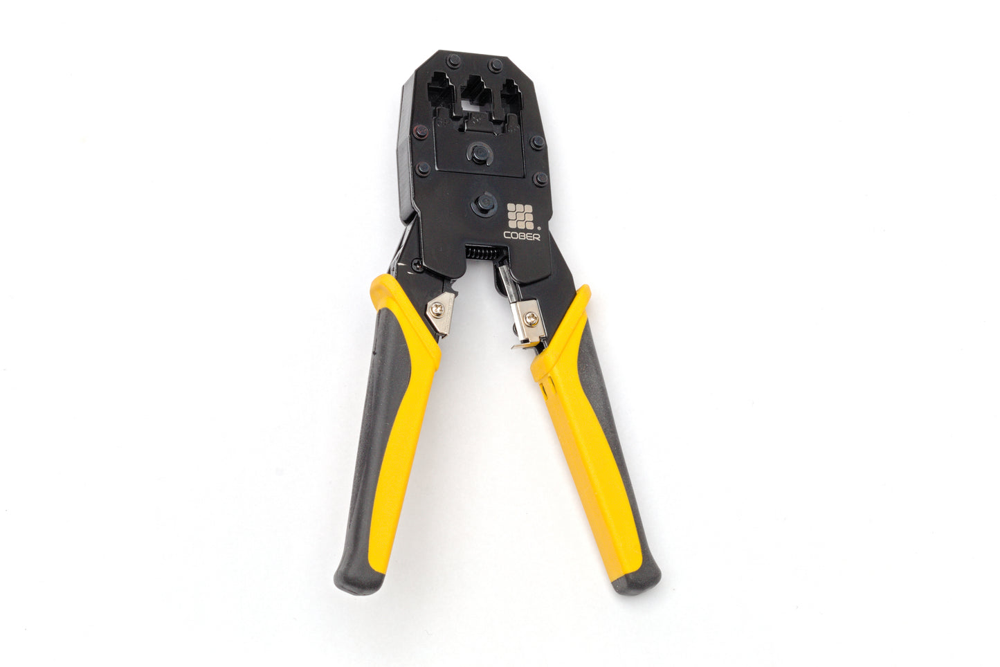 COBER Pinza Ponchadora Plug Rj45 Rj11 Rj9 Grip +2 Repuesto Navajas