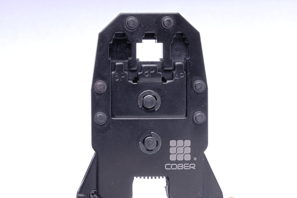 COBER Pinza Ponchadora Plug Rj45 Rj11 Rj9 Grip +2 Repuesto Navajas