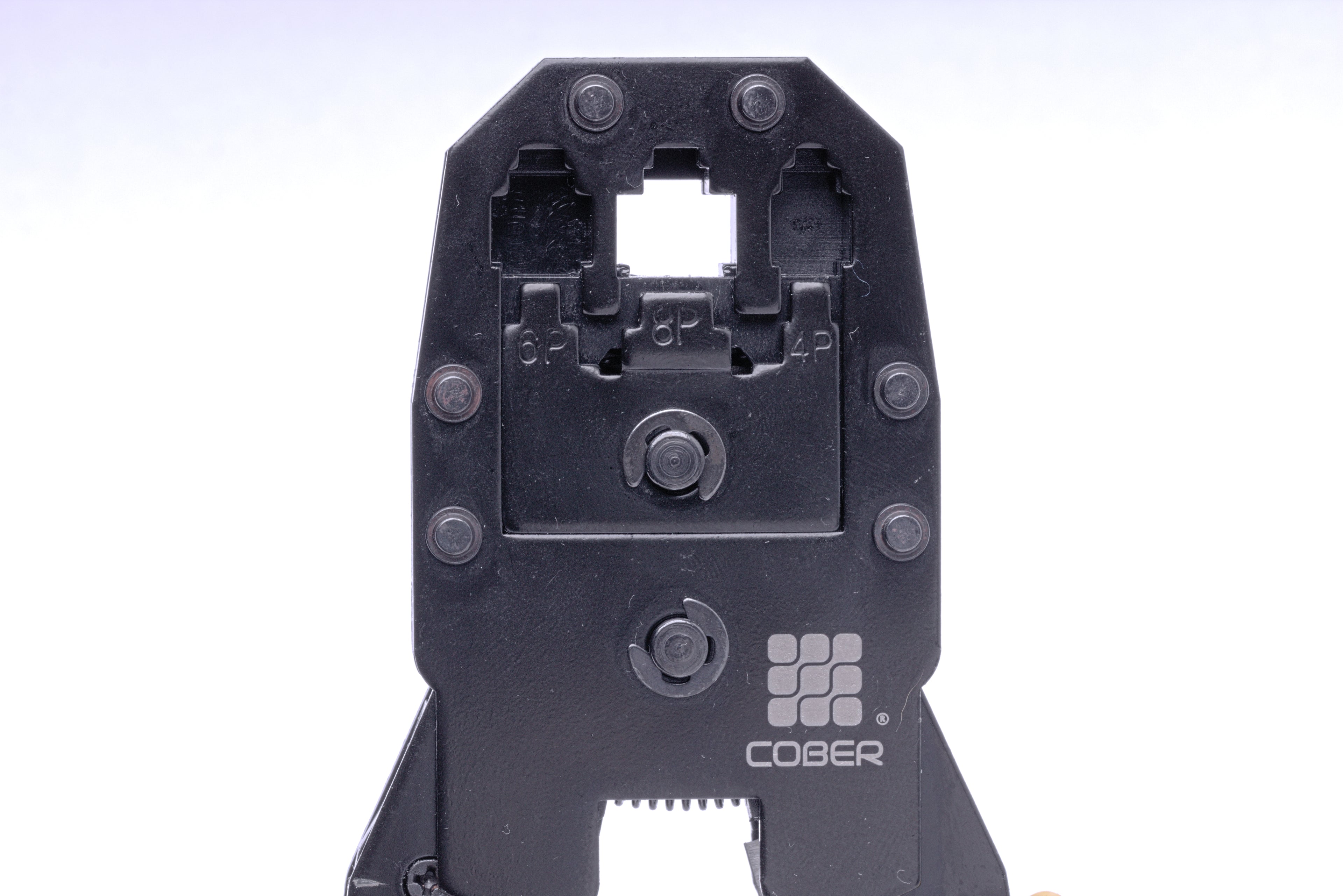 COBER Pinza Ponchadora Plug Rj45 Rj11 Rj9 Grip +2 Repuesto Navajas