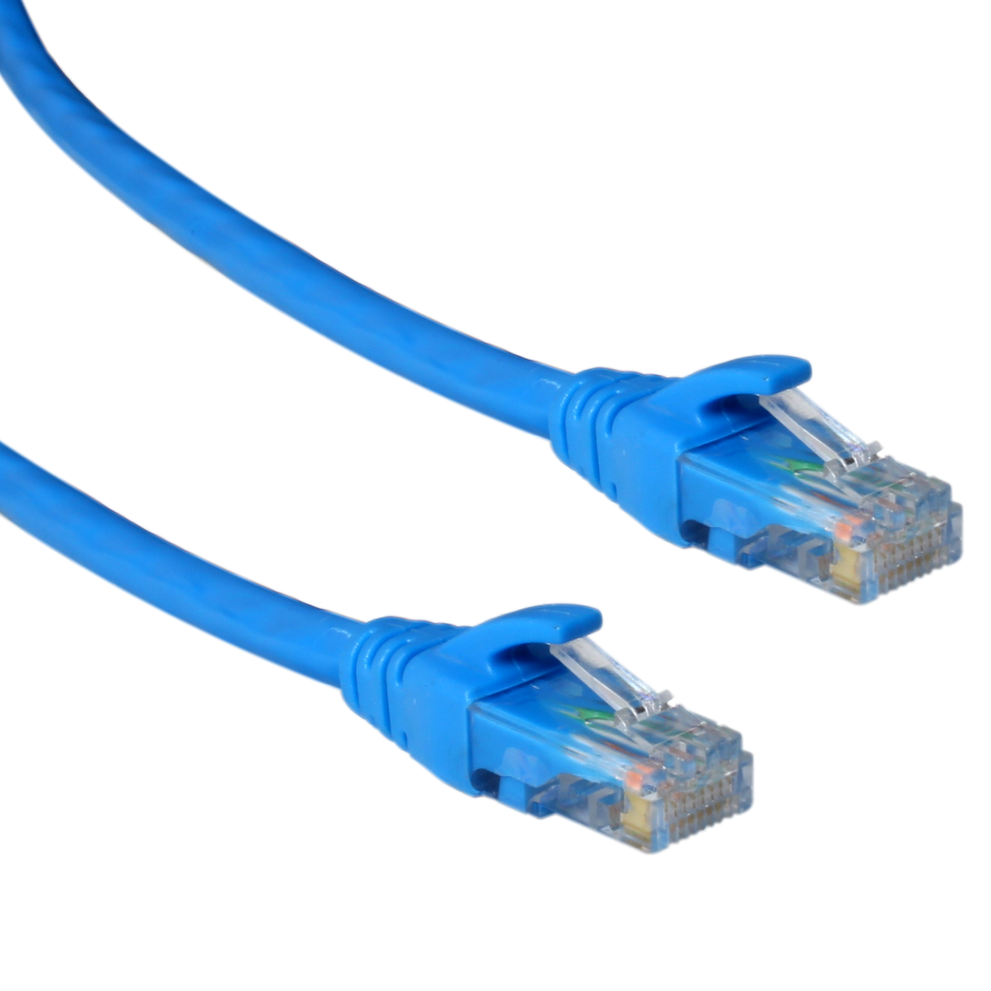 Cable de red azul 5 metros Cat 6 ethernet UTP  RJ45 conectorizado.